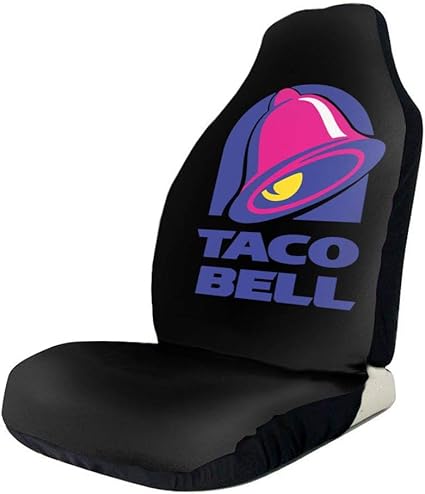 Amazon Com Xcxgsfam Taco Clipart Taco Bell Car Seat Covers Cool Truck Seat Cover Compatible Fits For Most Car Universal Sports Outdoors