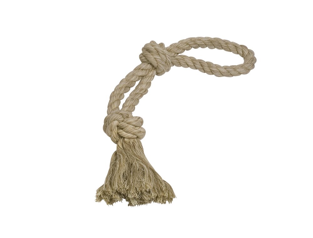 Nobby Rope Toy Double Sisal Cotton Mix Natural 55 cm 350 g 2 Knots