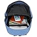 Hynes Eagle Casual Basic Backpack Simple School Bag Blue