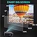Projector, WiMiUS 3800 Lumens Video Projector Support 200″ Display Full HD 1080P 50,000 Hours LED Video Projector, Compatible with TV Stick, HDMI, VGA, USB, PS3, Smartphones for Home Theaterthumb 4