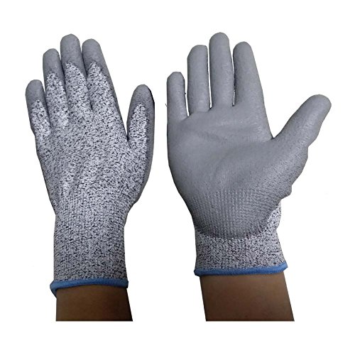 Metal detector Golden Digging Gloves XL size PE Garden Camping & Hiking Glove Pu coating Work Glovs for Farming Mountain climbing