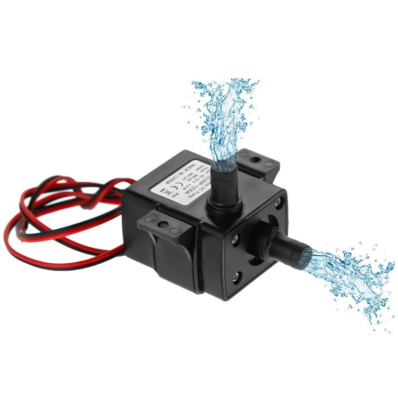 Brushless Submersible Water Pump, Aideepen DC12V 3M 240L/ H Ultra Quiet Aquarium Pump for Pool Pond Aquarium Fish Tank Solar Energy Fountain,IP68 Waterproof