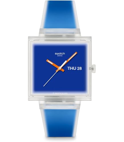 Amazon.com: Swatch Square Bioceramic Unisex Watch Casual  display picture 1