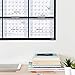 Large Annual Erasable Laminated Wall Calendar (Jan 2020 - Dec 2020), 24 x 36 Inch, 2-Sided Reversible Vertical/Horizontal, Mounting Tape Included