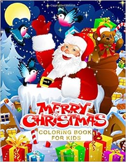 Merry Christmas Coloring Book For Kids Simple Christmas Designs