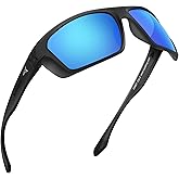 KastKing Huzzah Polarized Sport Sunglasses for Men and Women, Ideal for Driving Fishing Cycling and Running,UV Protection