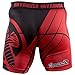 Hayabusa Recast Vale Tudo Compression Shorts - Red/Black, Large