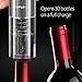 SimpleTaste Electric Automatic Wine Bottle Opener with Corkscrew, Blue LED Light and Wine Foil Cutter, Stainless Steel, Rechargeable Battery Operated