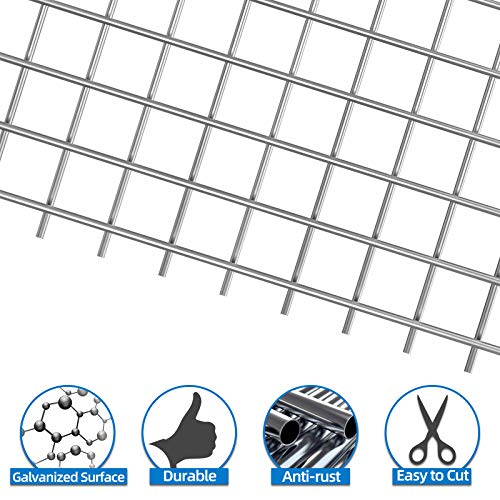 Decorlife 48" x 50' Hardware Cloth, 1/2 Inch 19 Gauge Square Galvanized