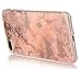 SPEVERT iPhone 7 Plus Case,iPhone 8 Plus Case,Marble Pattern Hybrid Hard Back Soft TPU Raised Edge Ultra-Thin Shock Absorption Protective Case for iPhone 7 Plus/iPhone 8 Plus - Rose Gold