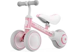 allobebe Baby Balance Bike, Cute Toddler Bikes 12-36 Months Gifts for 1 Year Old Girl Bike to Train Baby from Standing to Run