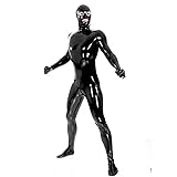 xxoiuw Full Body Latex Catsuit Back Zipper Open