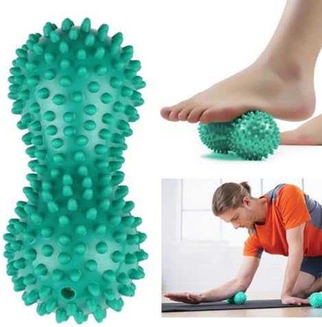 KANG-Peanut Points Foot Massage Ball Roller Body Trigger Point Therapy Massager G
