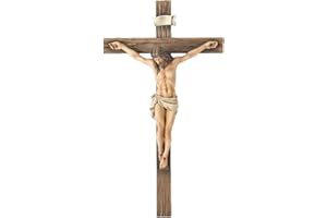 shgsgWK Crucifix Wall Cross, Catholic Crucifix for Wall, Home Décor, Hanging Crosses for Walls Art, Resin Tabletop Home Decor