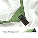 ayamaya Hammock Rain Fly - Waterproof Tent Tarp 10x10 Foot Camping Backpacking Survival Shelter by Premium Lightweight Ripstop Fabric, Fast Set Up, Stakes and Ropes Included for Mom Dad