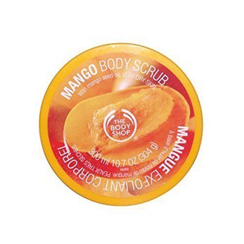 The Body Shop Mango Body Scrub Large 10 Oz by Chom Beauty