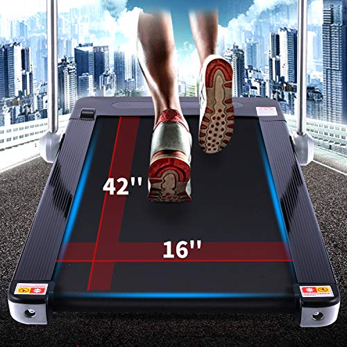 FUNMILY 2 in 1 Under Desk Treadmill for Walking & Running, Compact