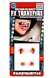 Tinsley Transfers  Vampire Bites, Flesh/Multi, One Size