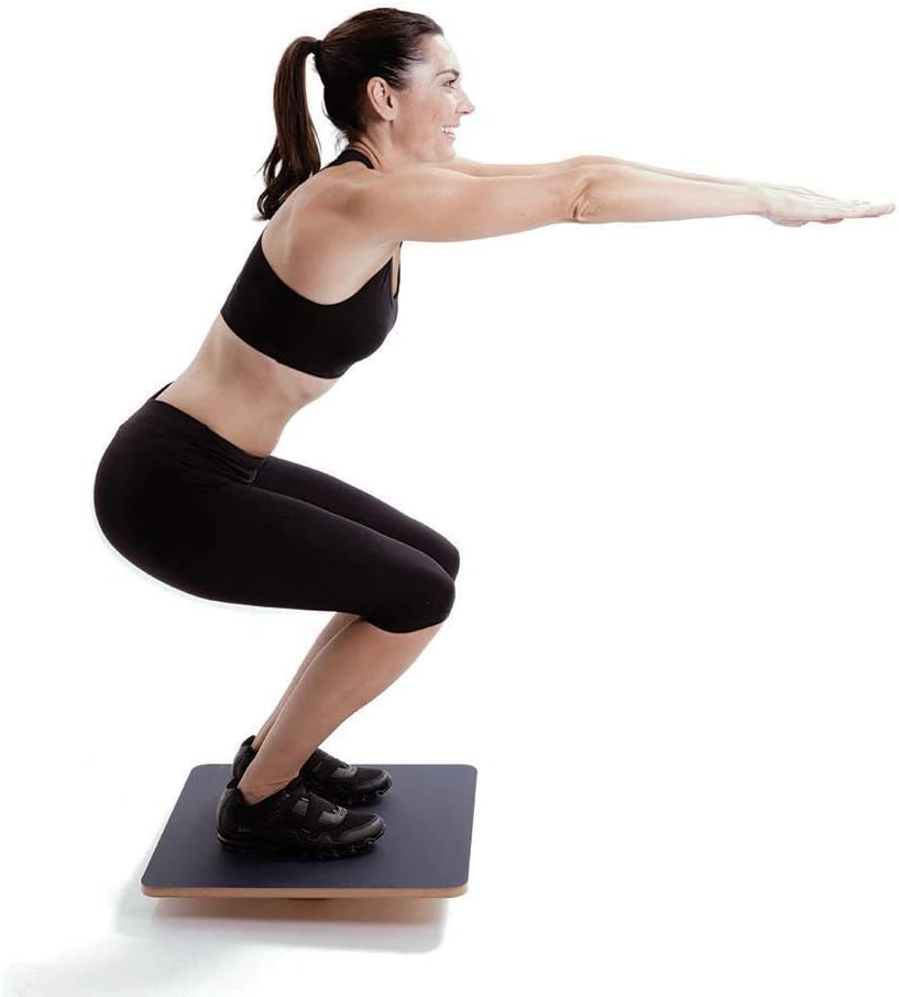 66fit Rocker Board - PVC Surface - 50cm for Training Rehabilitation, Gym, Blue, 50 cm - Image 5