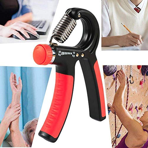 Hand Grip Strengthener-Eoney Adjustable Hand Grip Exerciser,Hand Gripper with Resistance Range 22 to 88 Lbs(10-40kg)