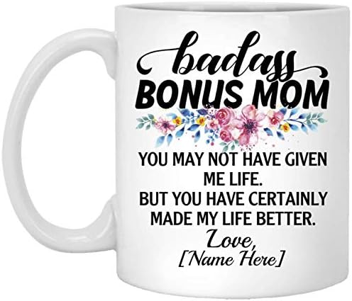 bonus mom coffee mug