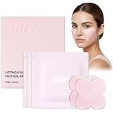 Skit Clover Collagen Hydrogel Patch, 130Da Low Molecular Collagen Mask for Glass Skin & Firming, Targeted Radiance Care with 7 Types of Collagen, K-Beauty Skin Care, 4 Sets (8 Patches)