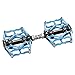 BONMIXC Bicycle Pedals 9/16 Thread Sealed Bearing MTB Pedals Aluminum Alloy Bike Pedals Blue
