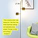 Brightech Tree Floor Lamp for Living Rooms & Offices, Dimmable Standing Lamp for Bedroom Reading, LED Spotlight Floor Lamp, Tall Lamp with Adjustable Panels for Minimal Space Use - Antique Brass