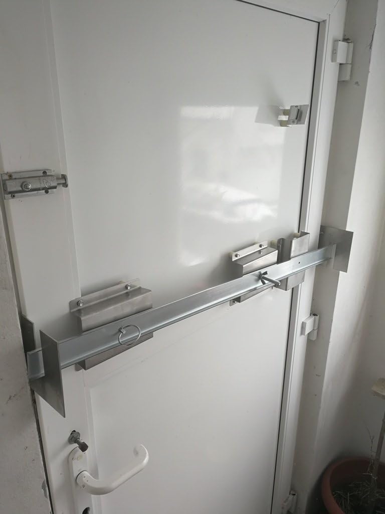 Panzerriegel Tür Haustür Korridortür Nebentür Kellertür Lagertür Zimmertür Panikraum: Amazon.de ...