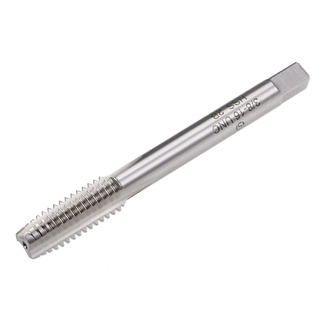 sourcing map Machine Tap, 3/8-16 UNC 2B Class High Speed Steel Screw Thread Threading Milling Taps Tapping Tool