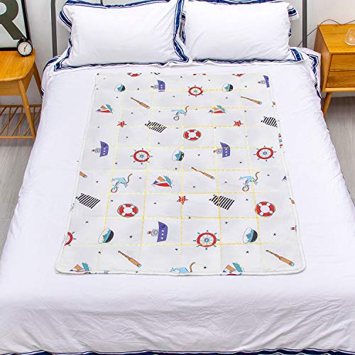 ZZZNEST Weighted Blanket 10 lbs (40”X61”,White) Weighted Blanket for