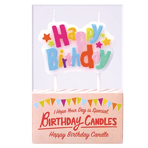 カメヤマキャンドルハウス バースデーケーキ用キャンドル ハッピーバースデー商品画像