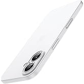 JETech Ultra Slim Case for iPhone 16 6.1 inch, Camera Lens Full Protection, Lightweight Matte Finish PP Hard Minimalist Cover (White)