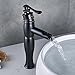 Rozin Tall Waterfall Spout Bathroom Vessel Sink Faucet Single Lever Countertop Mixer Tap Oil Rubbed Bronze