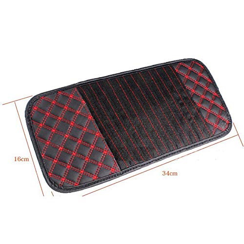 LOZOME Car Sun Visor CD Holder Vehicle Organizer,PU Leather, Auto Interior Accessories 13 Pocket CD, DVDs Storage Case, Registration, Document and Ticket Personal Belonging Storage Pouch Organizer