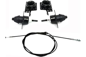 koxuyim Hood Release Latch Set 4 pcs Upper & Lower Hood Latches fit for 2004-2017 Volvo Truck VN VNL 20498998 20565619 8074938 | with 1 Hood Release Cable