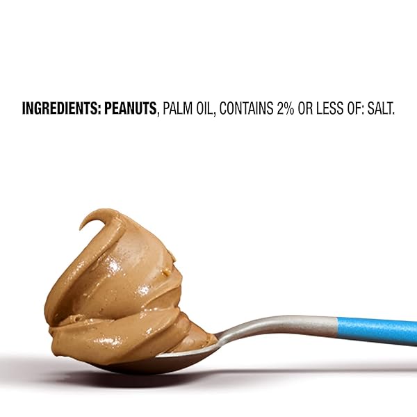 JIF NO ADDED SUGAR CREAMY PEANUT BUTTER SPREAD, 33.5 OUNCES, SMOOTH, CREAMY TEXTURE, NO STIR PEANUT BUTTER SPREAD