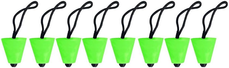 Sanmum Silicone Kayak Scupper Plug Drain Holes Stopper Bung Fits Holes Between 3/4" to 1.5"