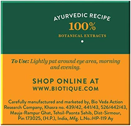 biotique under eye cream price