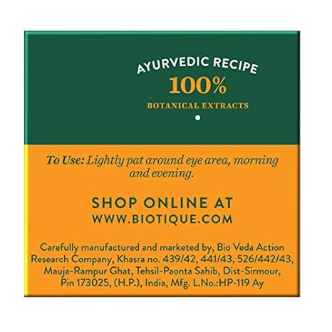 biotique dark circles cream review