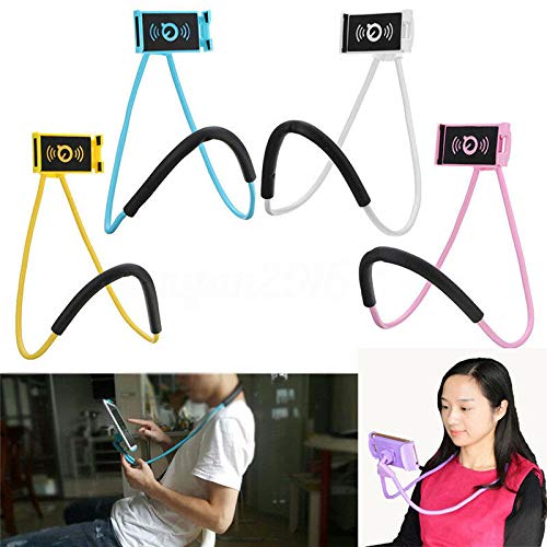 Ceuta Retails Neck Holder, Universal DIY Free Rotating Lazy Bracket Mobile Phone Mounts Stand with Multiple Functions