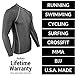 Rash Guard for Men Compression and Base Layer Shirt,  Charcoal Gray, Large