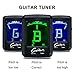 Tuner Digital Clip on Tuner for Guitar Bass Ukulele Violin Chromatic Tuning Large Clear Colorful LCD Display Calibrated Pitch Battery Included Auto Power Off