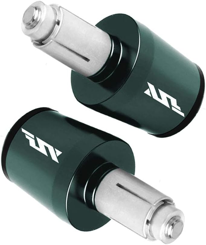 7/8"22mm Motorcycle Handlebar Ends Aluminum Handle Bar Grips Plugs Caps For Yamaha YZF R1 R3 R6 R125 R6S R25 600R(Titanium): Automotive
