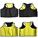 CFR Women's Sport Workout Thermo Neoprene Bra Sweat Sauna Suit Body Shaper Black,3XL