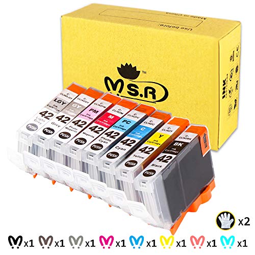 MS.R Compatible Ink Cartridges Replacement for Canon Cli-42 Professional Inkjet PIXMA PRO-100