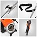 COOCHEER 42.7CC 2-Cycle Gas Straight Shaft String Trimmer and Brush Cutter with Detachable Head for Trimming Weed, Brush Cutting, 2-in-1 Weed Trimmer, US in Stock