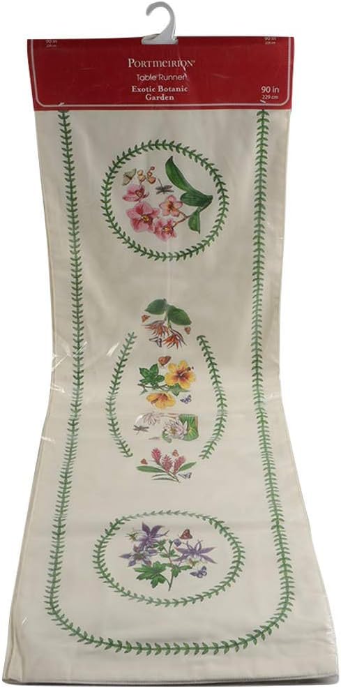 Portmeirion Exotic Botanic Garden 14" X 90" Cloth Table Runner