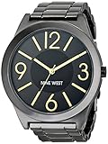 Nine West Women's NW/1585GNGN Gunmetal Bracelet Watch