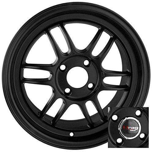 Drag Wheels DR-21 15x7/ 4x100 Flat Black Full rims